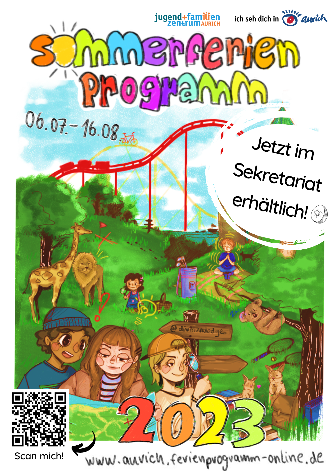 Zeichnung Sommerferienprogramm_