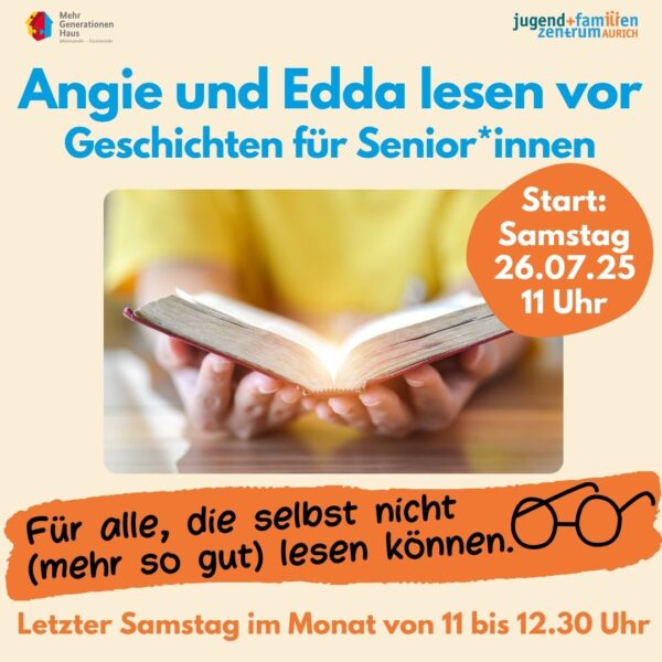 Vorlesen für Seniorinnen